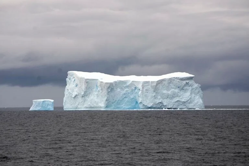 Floating Icebergs, Bransfield Straits, South Shetlands, Antarctica (AP Photo Jorge Saenz)