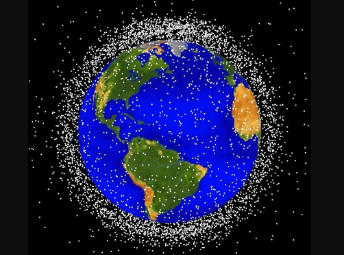 Space debris (credit: NASA)