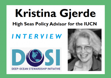 Interview with Kristina Gjerde (IUCN high seas policy advisor and DOSI executive) on Environmental Policy and Law website (EPL)