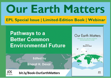 Our Earth Matters book cover on a green background
