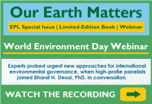 Webinar information for Our Earth Matters