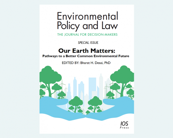 Environmental Policy and Law Special Issue cover: Our Earth Matters
